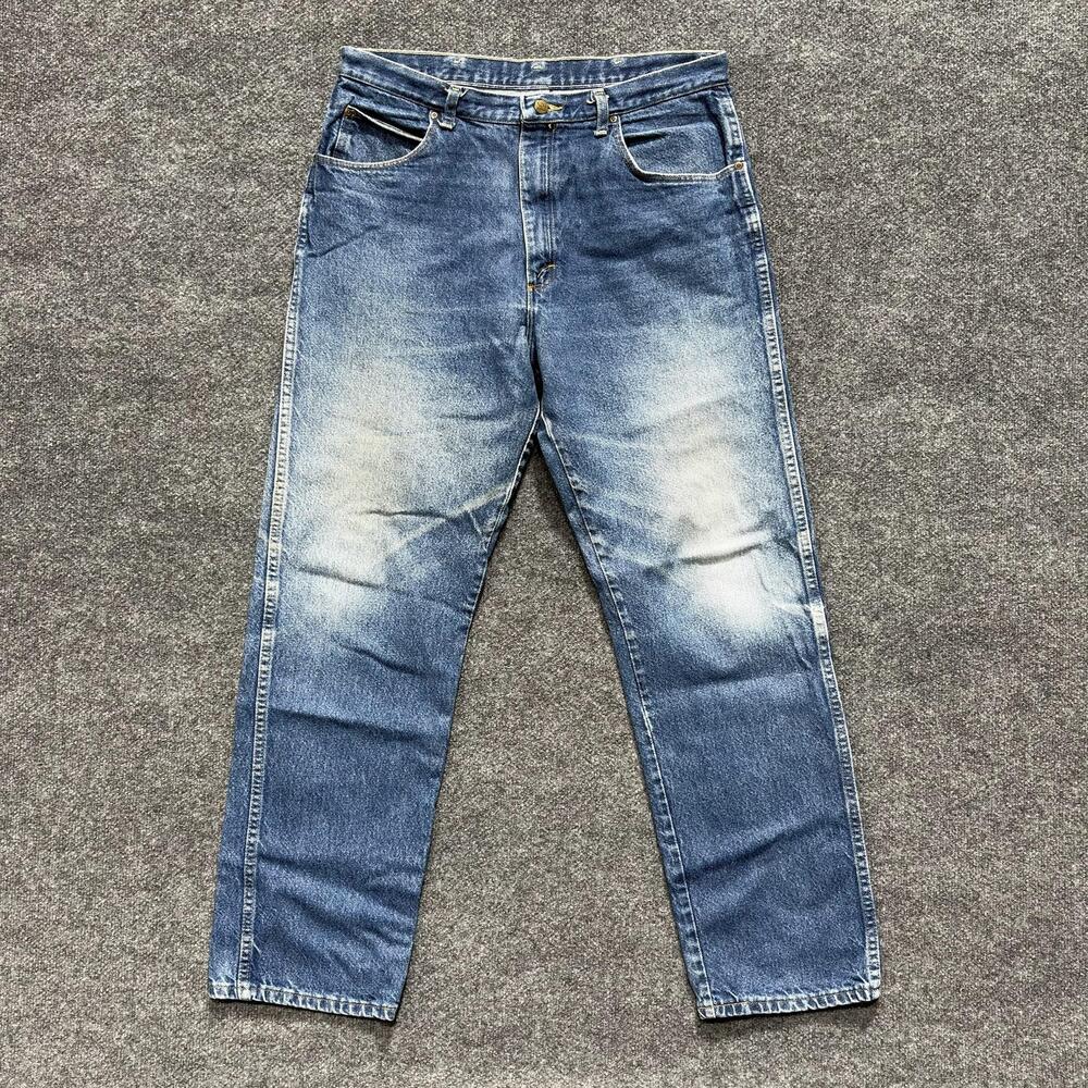 Red Kap Jeans Mens 36x31.5 Blue Medium Wash Relaxed Straight Denim Workwear Pant